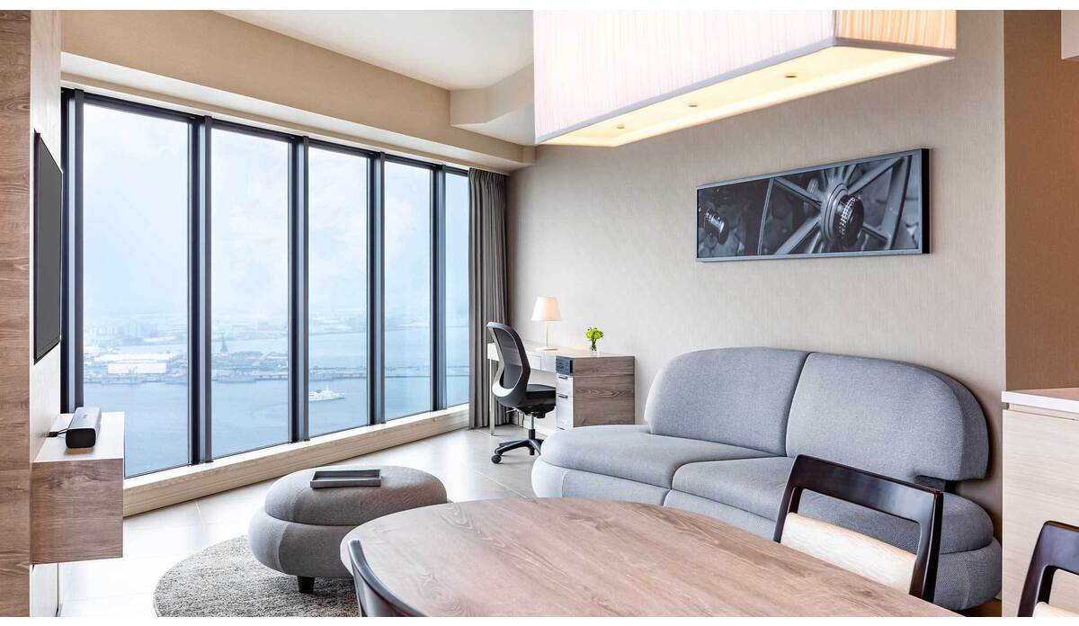 ２ベッドルームタイプベイビューのリビング（一例）