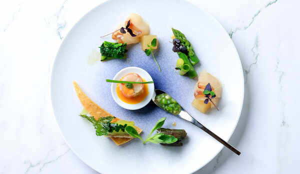 【箸で食べる和フレンチ】夏メニュー／フレンチをベースに和食と北海道の食文化を融合させた新感覚ディナー