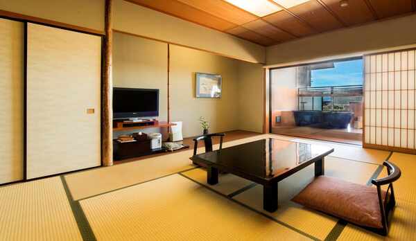 露天風呂付川側和室(10畳) 【禁煙】