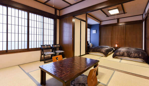 *〜ふじ〜和室/ベッドタイプ12〜20畳（トイレ付）：二間使いのひろびろとしたお部屋