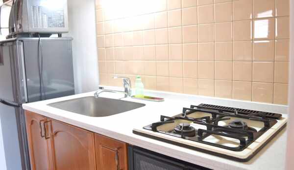 コテージ内キッチン