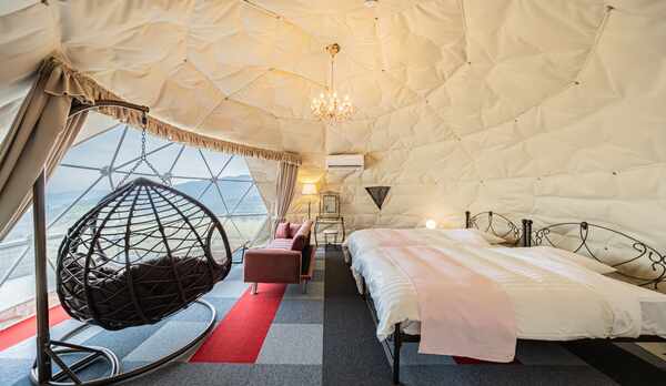 6mドームテント　内観