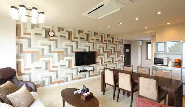 【Dタイプ一例】明るく広々とした人気の客室です。