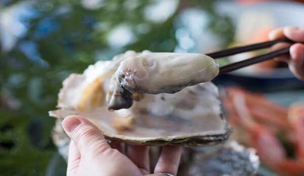 【岩ガキ】７・８月は、島根県産の大ぶりの岩ガキをご提供♪