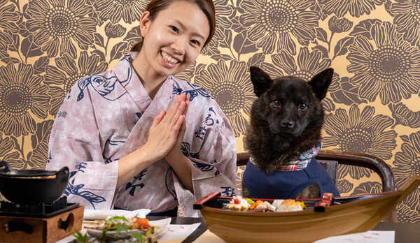 【お食事処】わんちゃんと一緒にお食事♪