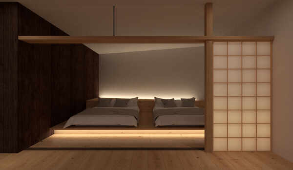 【JOU】最も九頭竜川に近く、眼前に水田を望む客室タイプ