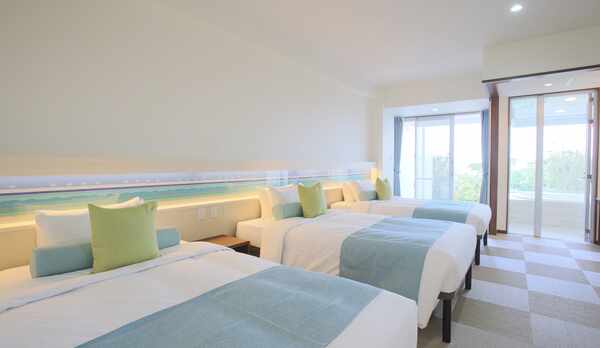 トリプルルーム　〜1階にあり海まで15秒 ♪ ファミリーやグループにおすすめです ♪ 〜