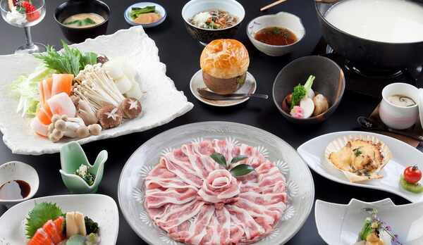 千代幻豚の豆乳鍋