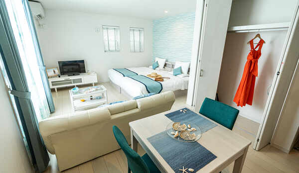 ソファベッド付きスタジオルーム（４０平米）