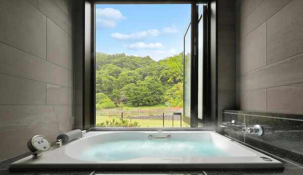 露天風呂付プレミアムヴィラ：内風呂