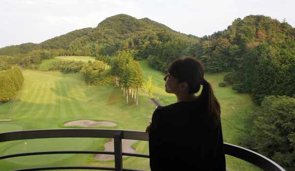 和室ベランダよりの眺望