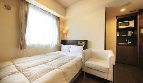 シングルルーム（ダブルベッド）２名セット時