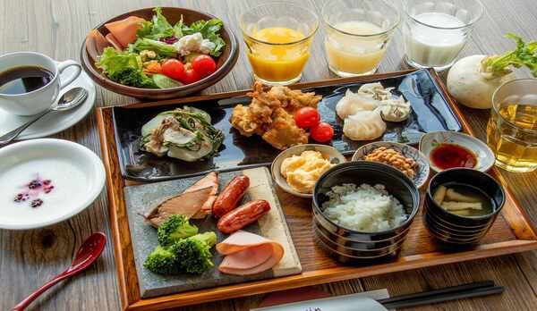 朝食ビュッフェ一例