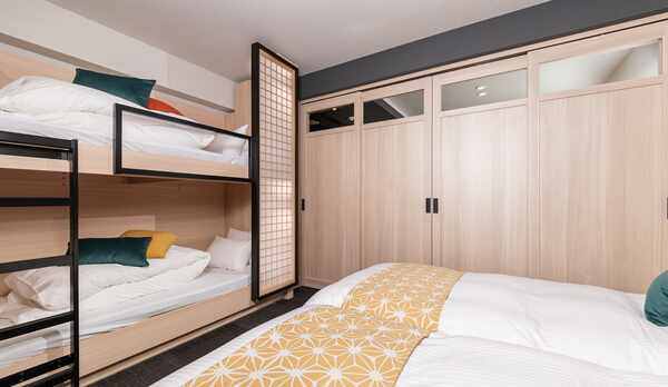 寝室との区切りで快適なお過ごしも