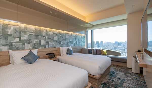 スーペリアツイン　/　広さ25㎡・ベッド幅120cm