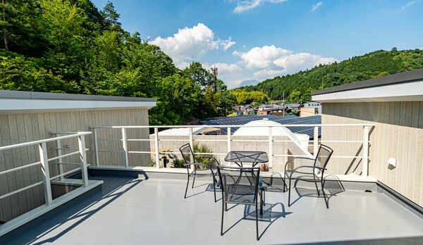 月の棟　２階バルコニーからの眺望