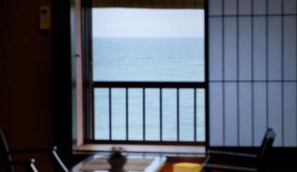 海側客室(月待)からの眺め