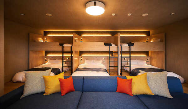 9名定員部屋・リビング＆ベッドルーム 