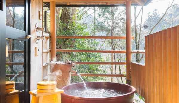 離れ　ほととぎす客室露天風呂