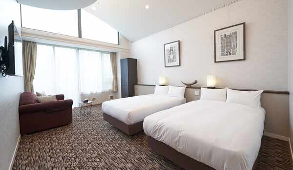 【スーペリアツイン】最大３名様までご利用可能なお部屋です。