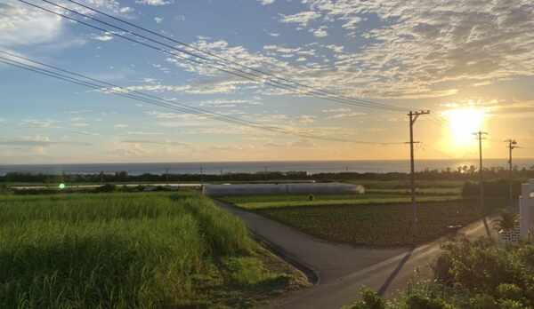 テラスからのサンセット