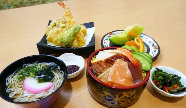 ・わいわいプラン 播州の地物野菜や名産 「揖保乃糸」使用します