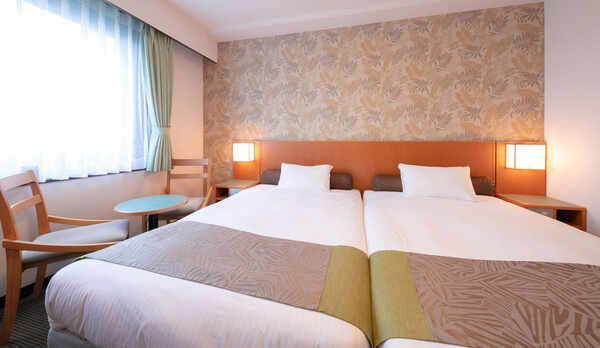 ■ツインルーム■カップルにオススメ♪落ち着いた空間が二人を包みます