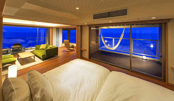 【露天風呂付客室「海音」（室内禁煙）】