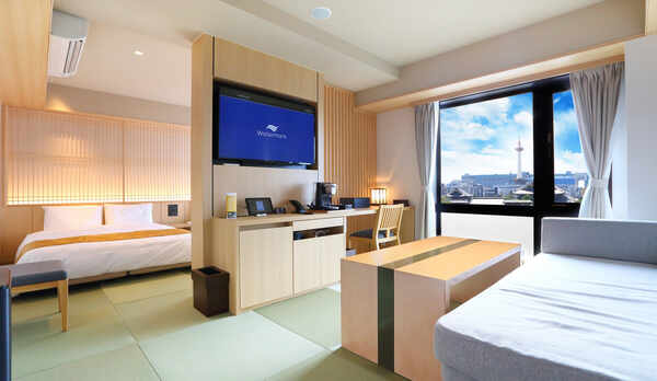 【スイートルーム】7階以上京都タワービュー ※イメージ　3点独立型客室