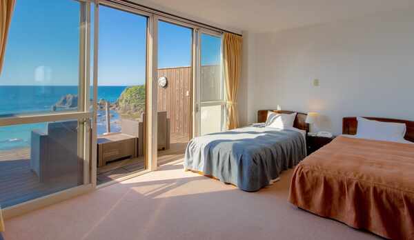 【荻】ツインルーム＋絶景サンデッキ（バストイレ付）※2018年7月リニューアル