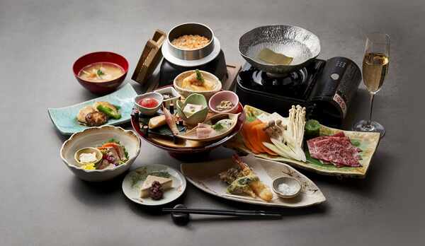 夕食 味覚 国産牛しゃぶしゃぶコース