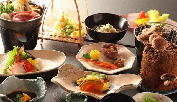 信州の食材を使ったお料理をご堪能ください。