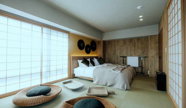 ゆったりとした和室で寛げます。