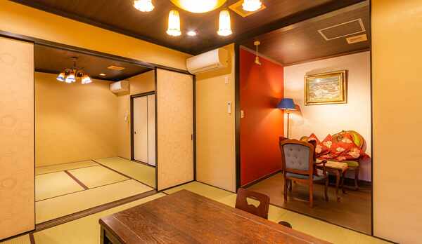 【本館　月酔いの間】和室　檜露天風呂付