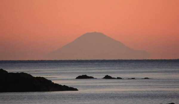 お部屋から見る絶景の富士山
