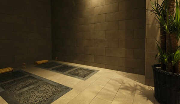 【岩盤風呂】ご予約制で60分（2名様）3,300円（税込）でご利用いただけます。