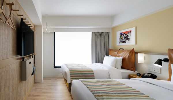 客室：ツインルーム