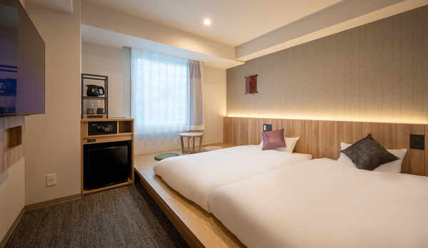 ツイン（小上がり）　メイド・イン・東北のご当地マットレスでぐっすり（横綱マットレス）