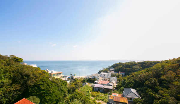 オーシャンビュー客室からの眺望