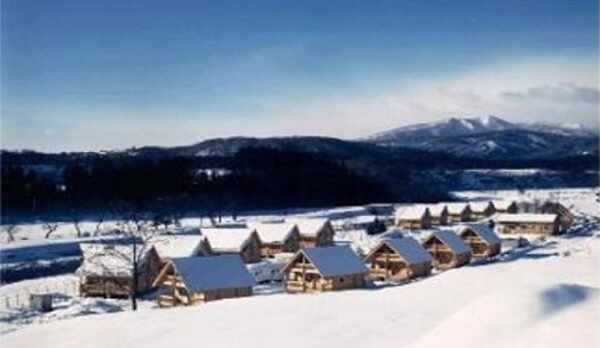 サンタハウス全景（朝）