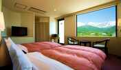北アルプス一望の洋室ツインタイプ
