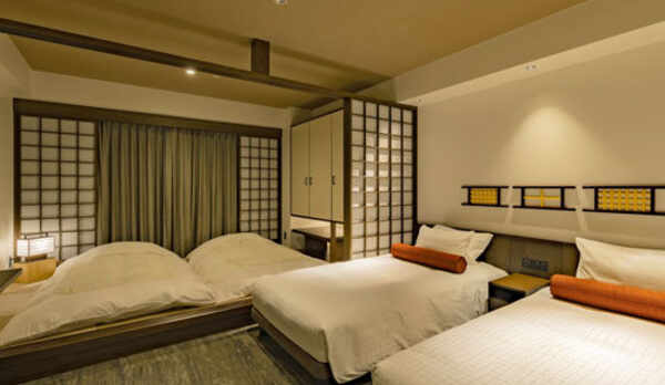 *【ツイン和洋室（イメージ）】４名までお泊りいただけます