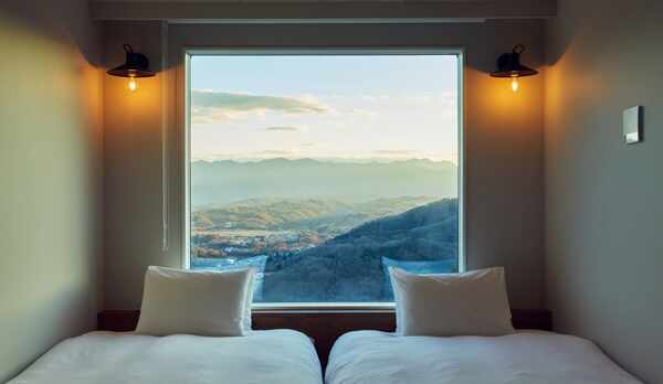 [Cottage/ベッドルーム]自然が見せるさまざまな表情を思う存分ご満喫ください。