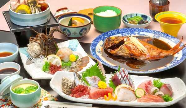 伊勢海老コース一例