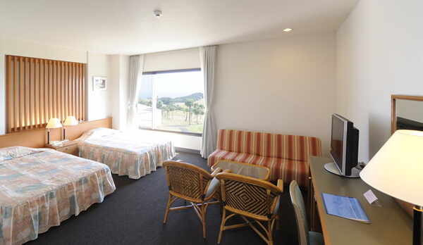 デラックスツイン（１Fのみバルコニー付き）