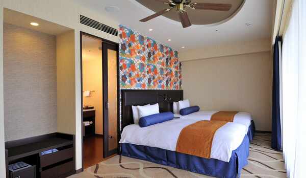 爽快感あふれる開放的な客室でリラックス〜デラックスツイン（40.7平米）