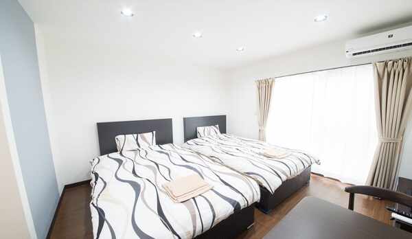 シモンズベッドで快適な滞在時間♪