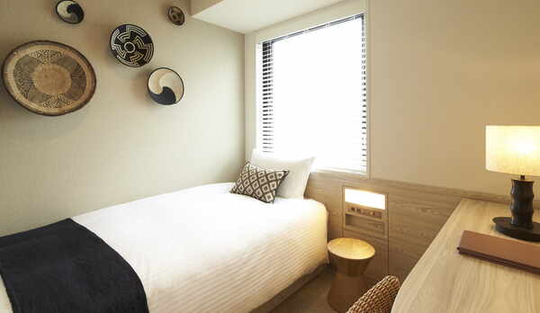 スタンダードシングル・11.3㎡・ベッドサイズ100&times;195cm