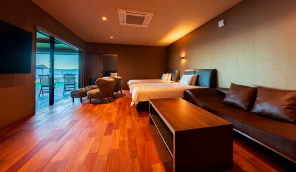 【スイートヴィラ／洋室】夏期限定プール付