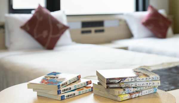 客室でMANGAがお楽しみいただけます